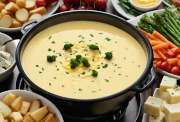 how to eat cheese fondue