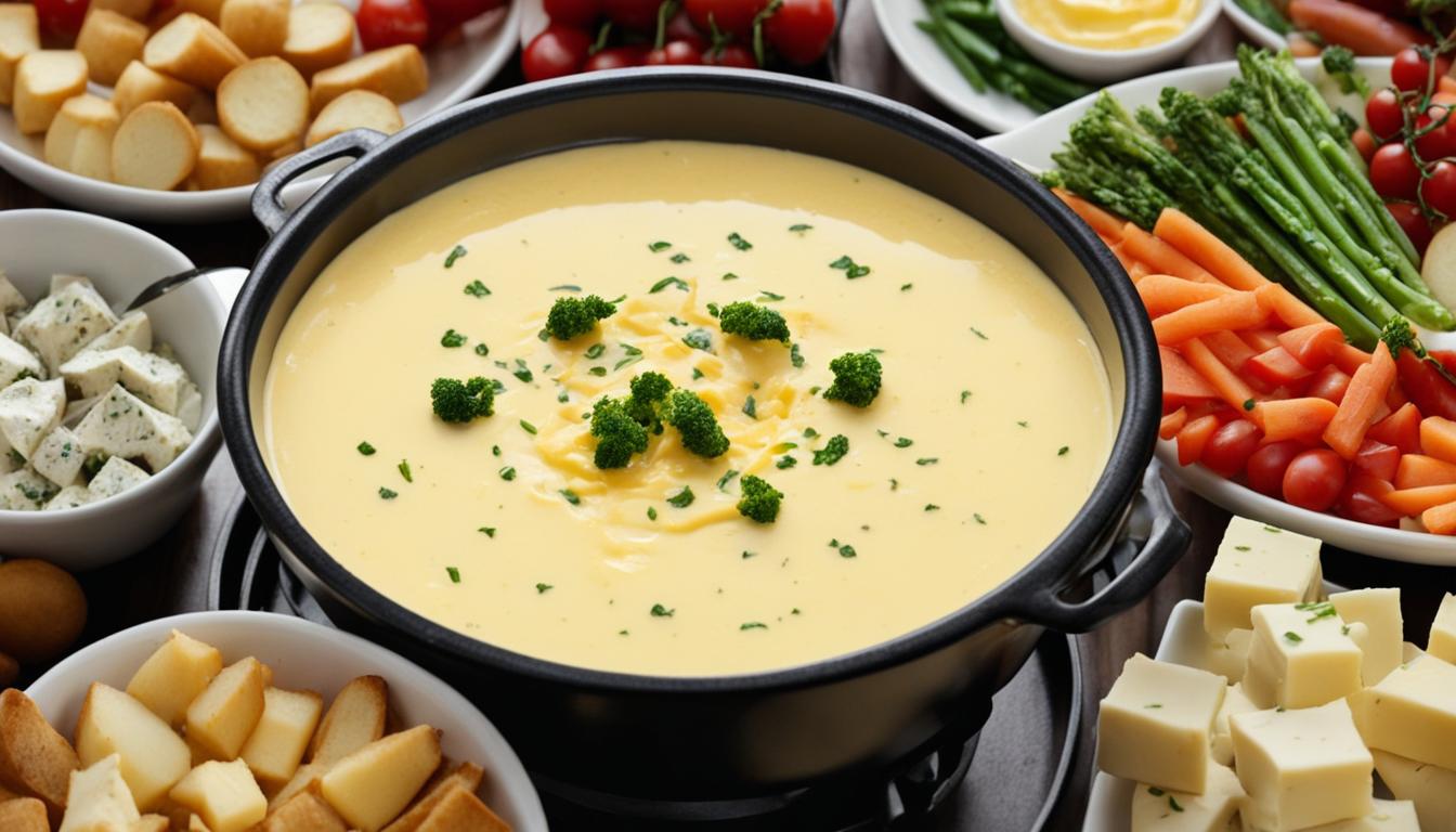 how to eat cheese fondue