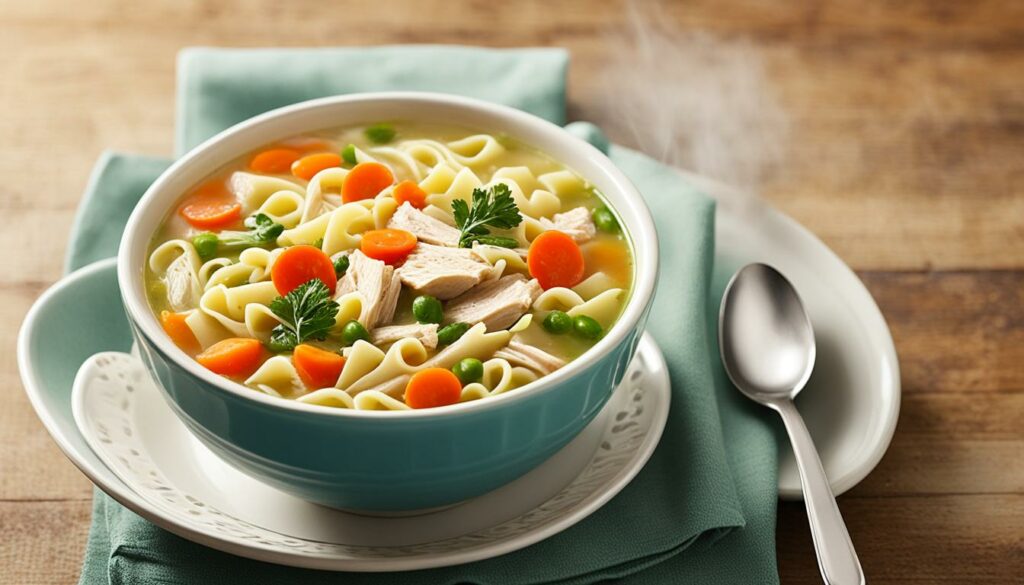 healthy chicken noodle soup calories
