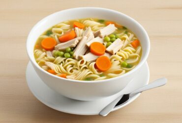 how many calories in chicken noodle soup homemade