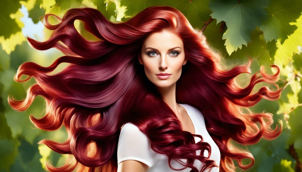 red wine benefits for hair